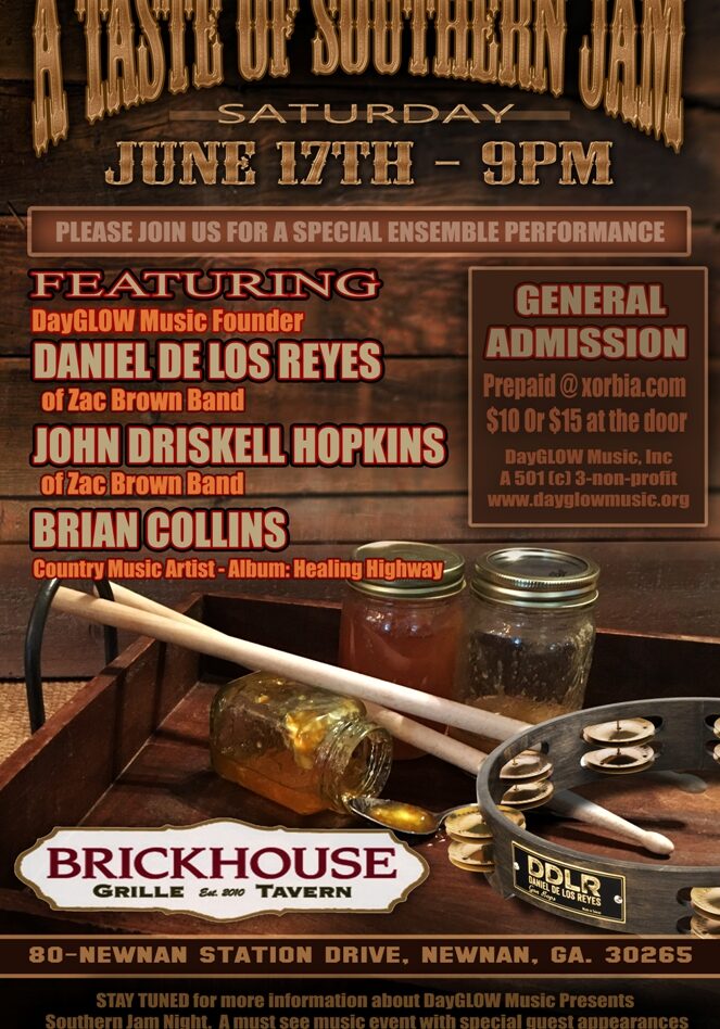 DayGlow A Taste of Southern Jam Brickhouse June 17 051917 Poster1 compressed